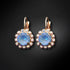 Auskarai "Krāšņums II (Ocean DeLite)" su Swarovski™ kristalais